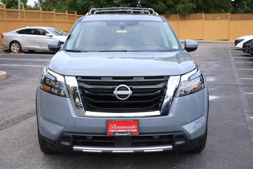 Boulder Gray 2025 Nissan Pathfinder Platinum