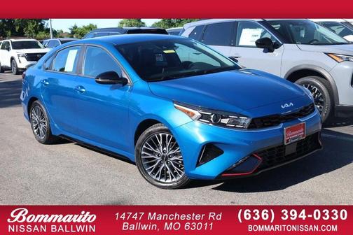 Blue 2023 Kia Forte GT-Line