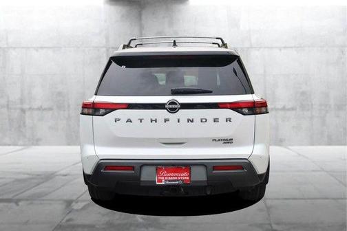 White / Black 2026 Nissan Pathfinder Platinum