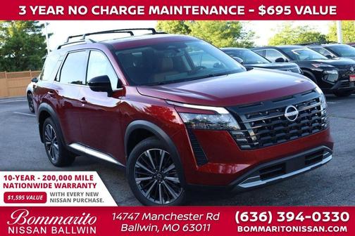 Scarlet Ember 2026 Nissan Pathfinder Platinum