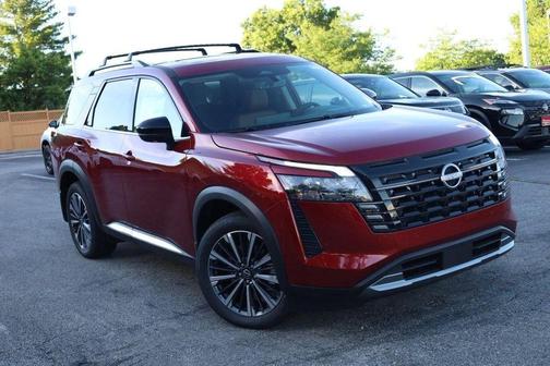 Scarlet Ember 2026 Nissan Pathfinder Platinum