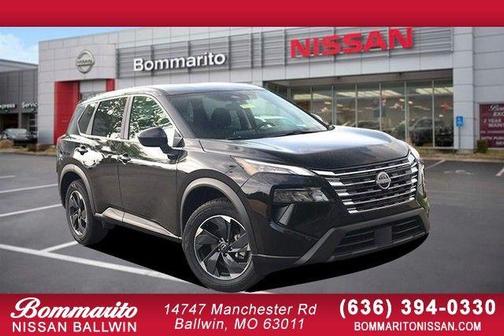 Super Black 2025 Nissan Rogue SV