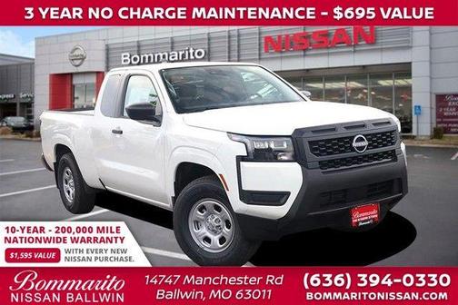 White 2026 Nissan Frontier S