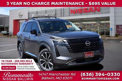 Gun Metallic 2026 Nissan Pathfinder Platinum