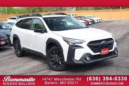 Crystal White Pearl 2025 Subaru Outback Onyx Edition