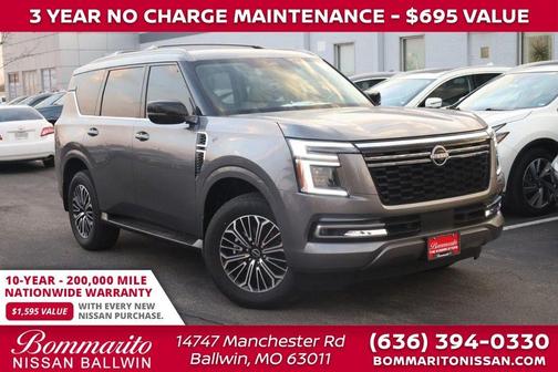 Gun Metallic 2026 Nissan Armada Platinum