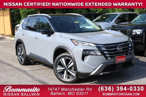 Boulder Gray Pearl / Super Black 2025 Nissan Rogue SL