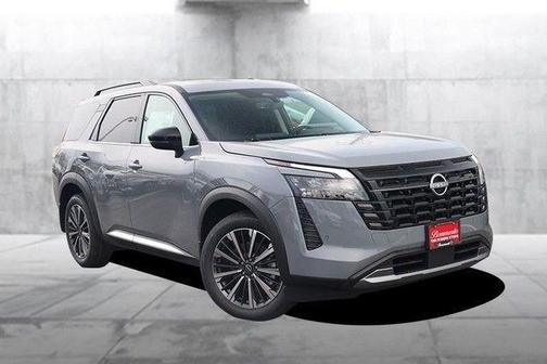 Boulder Gray Metallic 2026 Nissan Pathfinder Platinum