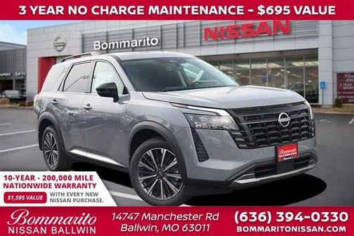 Boulder Gray Metallic 2026 Nissan Pathfinder Platinum