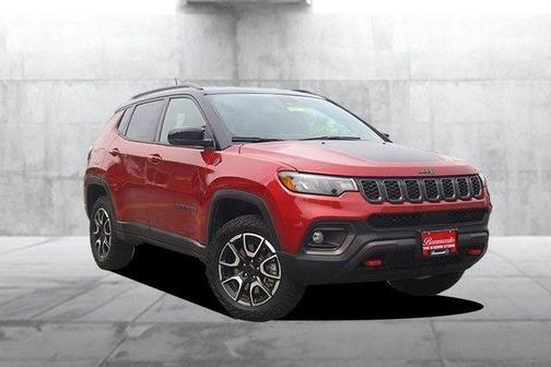 Red 2025 Jeep Compass Trailhawk