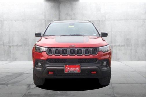 Red 2025 Jeep Compass Trailhawk