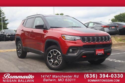 Red 2025 Jeep Compass Trailhawk