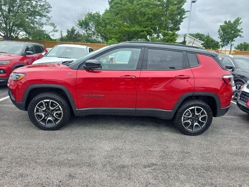 Red 2025 Jeep Compass Trailhawk