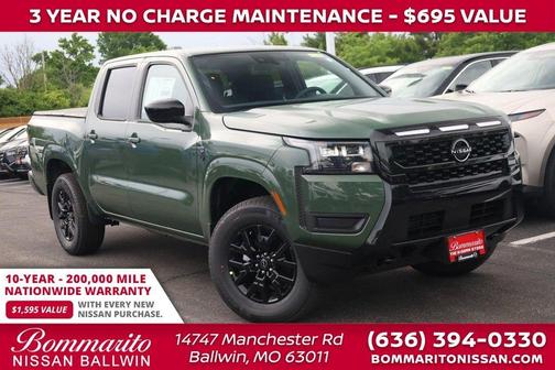 Green 2026 Nissan Frontier SV