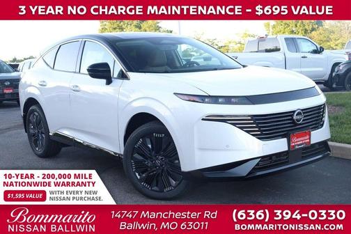 White / Black 2026 Nissan Murano Platinum