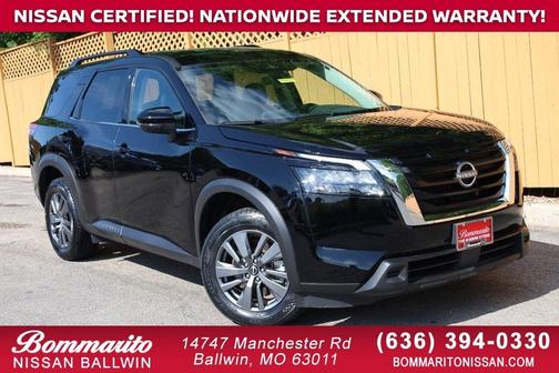 Black 2025 Nissan Pathfinder SV