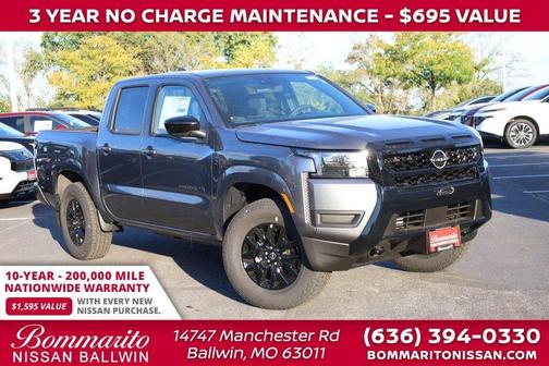 Gun Metallic 2027 Nissan Frontier SV