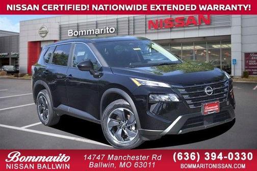 Super Black 2025 Nissan Rogue SV