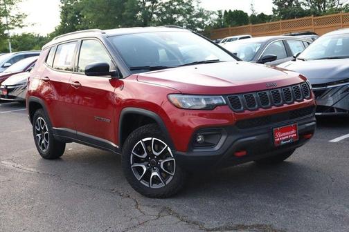 Red 2025 Jeep Compass Trailhawk