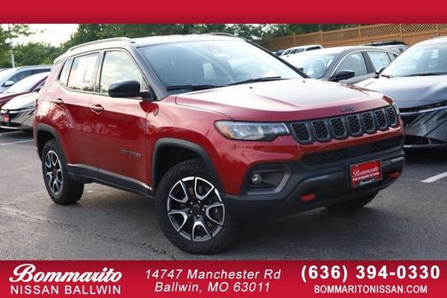 Red 2025 Jeep Compass Trailhawk