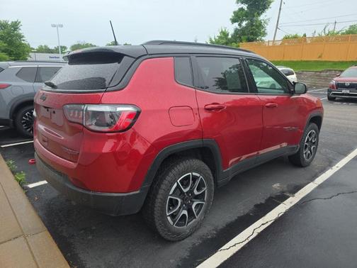 Red 2025 Jeep Compass Trailhawk