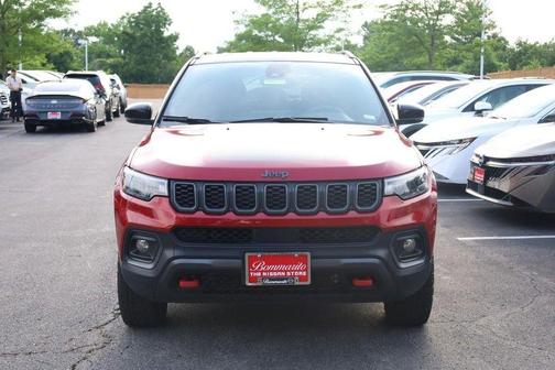 Red 2025 Jeep Compass Trailhawk
