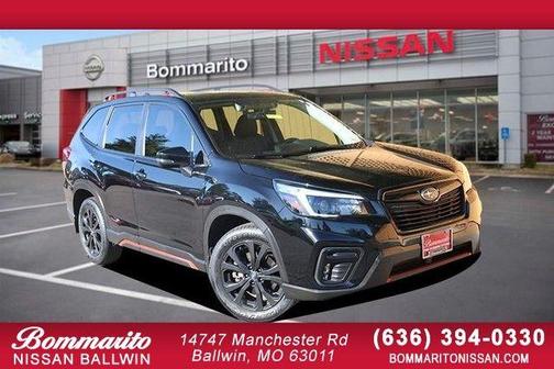 Crystal Black Silica 2021 Subaru Forester Sport