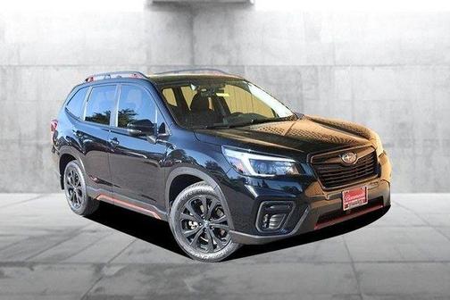 Crystal Black Silica 2021 Subaru Forester Sport