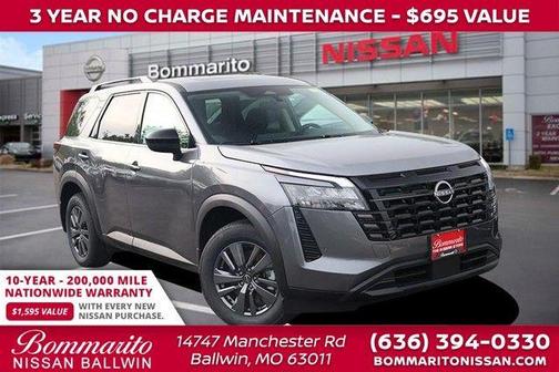 Gun Metallic 2026 Nissan Pathfinder SV