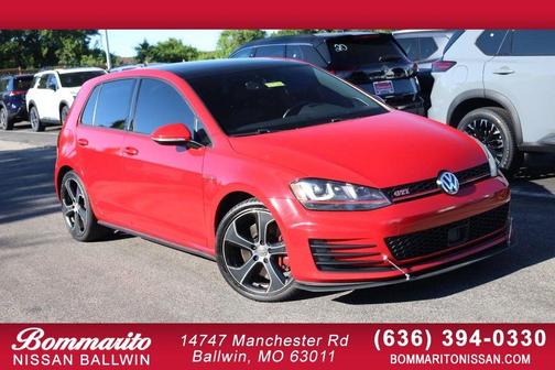 Tornado Red 2017 Volkswagen Golf GTI Autobahn 4-Door