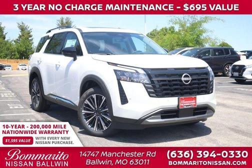 Everest White P 2026 Nissan Pathfinder Platinum