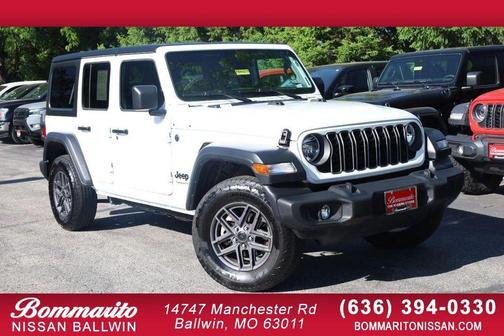 Bright White Clearcoat 2025 Jeep Wrangler Sport