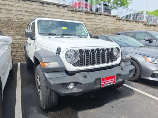 Bright White Clearcoat 2025 Jeep Wrangler Sport