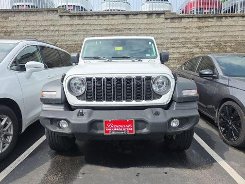 Bright White Clearcoat 2025 Jeep Wrangler Sport