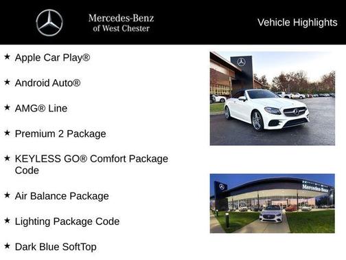 2018 Mercedes-Benz E-Class E 400