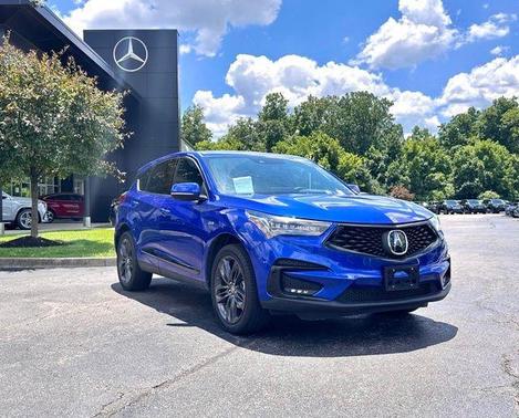 Apex Blue Pearl 2021 Acura RDX A-Spec