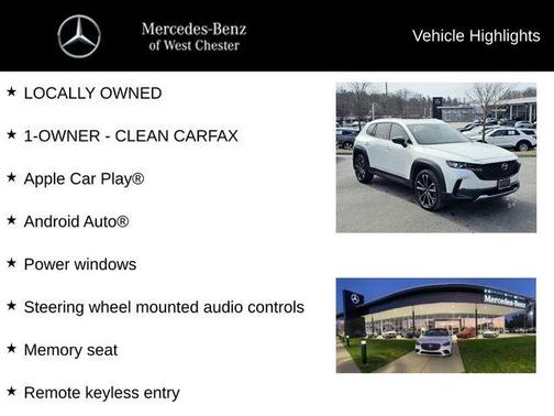Wind Chill Pearl 2024 Mazda CX-50 2.5 Turbo Premium Package