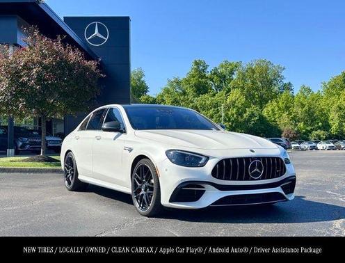 Diamond White 2021 Mercedes-Benz AMG E 63 S 4MATIC