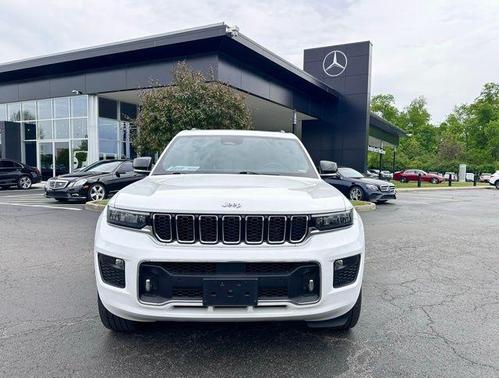Bright White Clearcoat 2022 Jeep Grand Cherokee L Overland