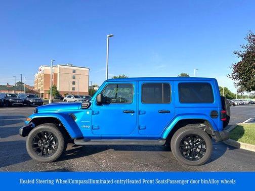 Hydro Blue Pearl 2021 Jeep Wrangler Unlimited 4xe Sahara