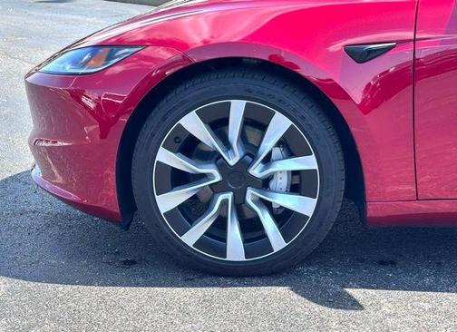Ultra Red 2025 Tesla Model 3 Long Range