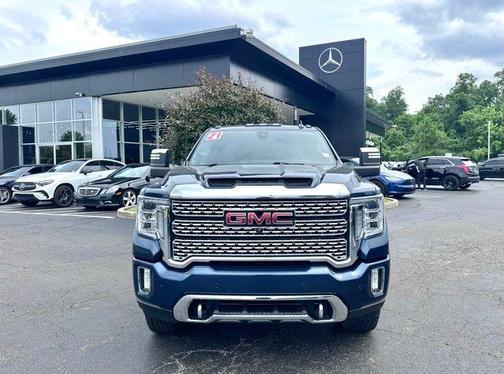 Pacific Blue Metallic 2021 GMC Sierra 3500 Denali
