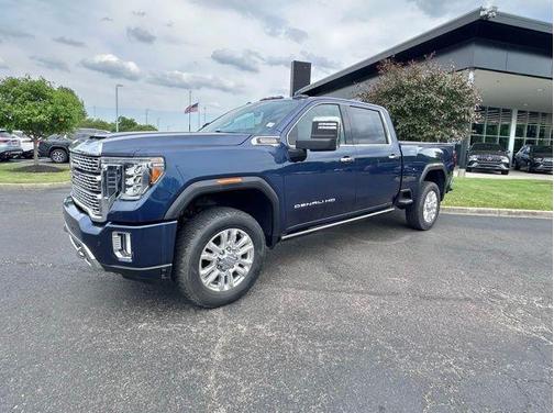 Pacific Blue Metallic 2021 GMC Sierra 3500 Denali