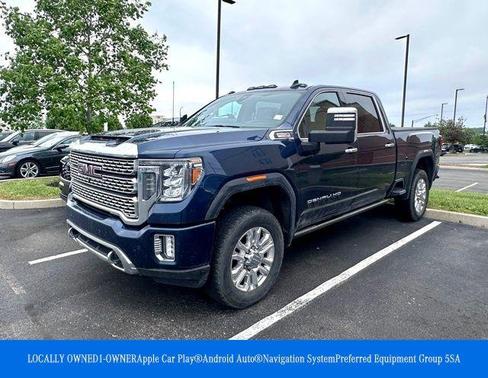Pacific Blue Metallic 2021 GMC Sierra 3500 Denali