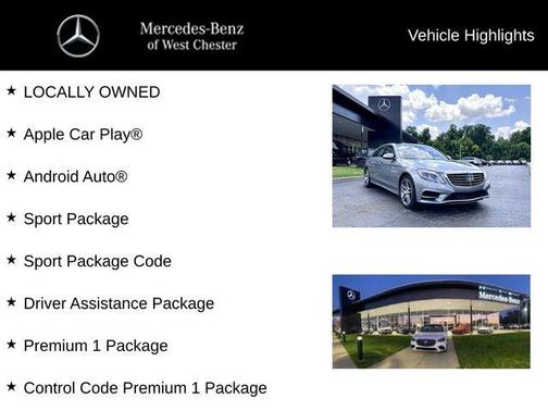 2015 Mercedes-Benz S-Class S 550 4MATIC