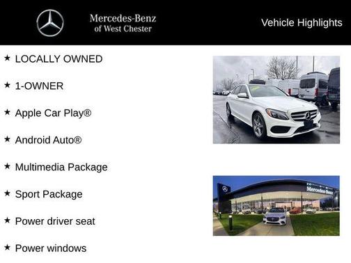 2015 Mercedes-Benz C-Class C 300