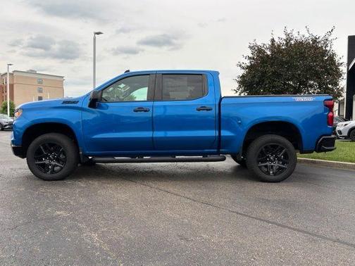 Glacier Blue Metallic 2024 Chevrolet Silverado 1500 Custom Trail Boss