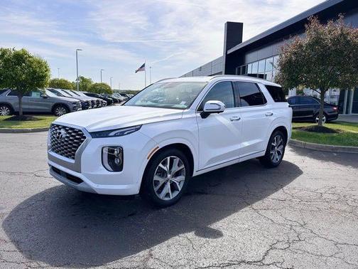 Hyper White 2021 Hyundai PALISADE Limited