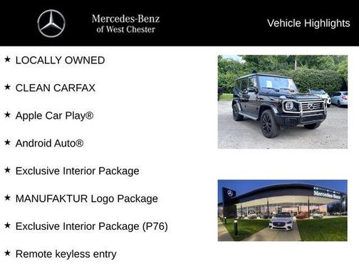 2025 Mercedes-Benz G-Class G 550 4MATIC