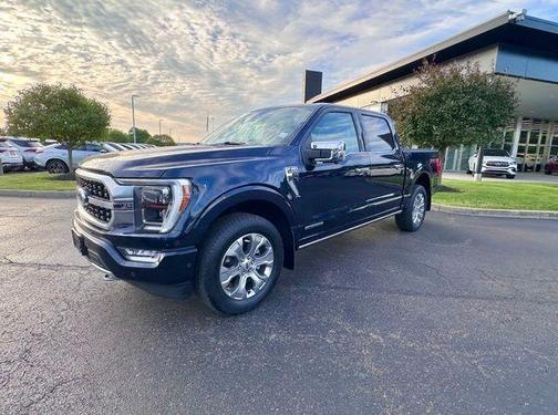 Antimatter Blue Metallic 2023 Ford F-150 Platinum